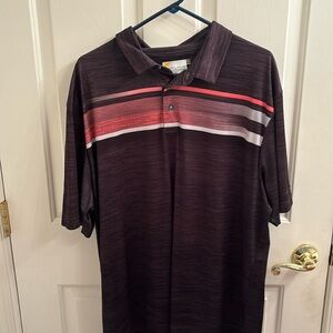 Nicklaus Men’s XXL golf shirt. Staydri. Brown. GUC